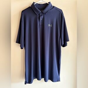 Under Armour Men's Navy Polo Shirt loose fit XL